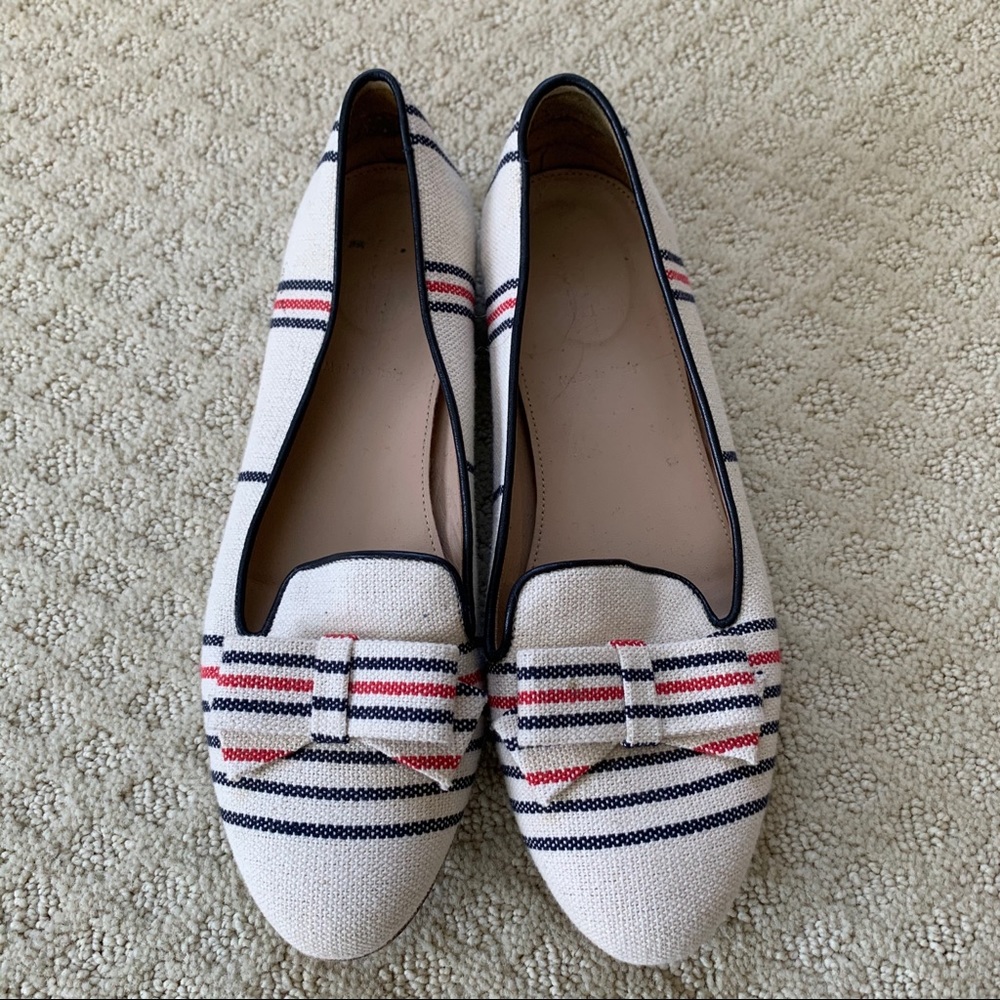 JCrew Linen Loafers